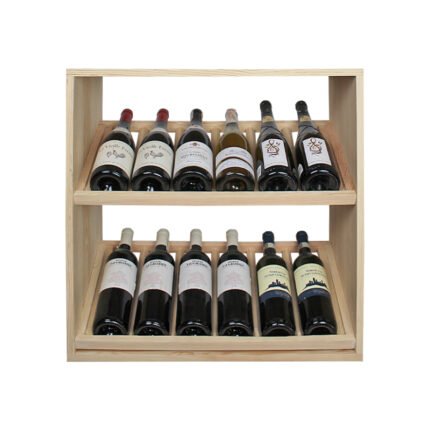 Wine holder wood pine