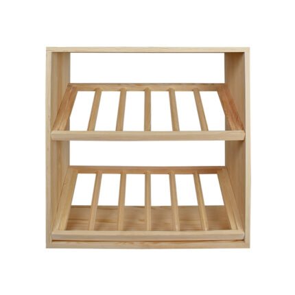 Wine racks in sustainable wood