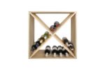 Wine rack wood pine