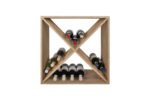 Wine shelf wood oak