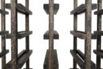 Wine shelf wood oak