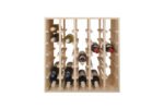 Wine shelf wood pine