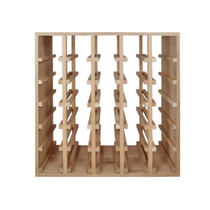 Wine racks in sustainable wood