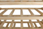 Wine shelf wood pine