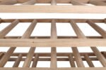 Wine shelf wood oak