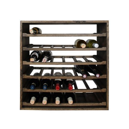 Wine holder wood oak