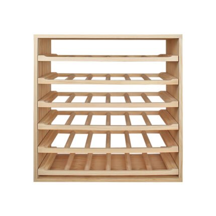 Wine racks in sustainable wood