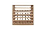 Wine racks in sustainable wood