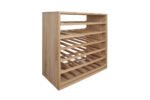 Wine holder wood oak