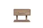 Bedside tables in minimalist wooden design