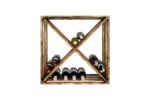 Winenest elegant wine storage in burnt pine wood