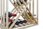 Winenest wine holder in pine wood assembled