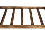 Winenest stackable wine shelf in burnt pine wood