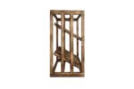 Winenest wine holder in burnt pine wood assembled