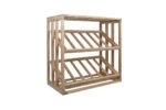 Winenest CO2 friendly wine rack in oak wood