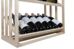 Winenest stackable wine shelf in pine wood