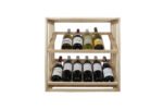 Winenest wine holder in pine wood assembled