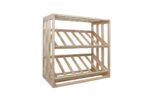 Winenest elegant wine storage in pine wood