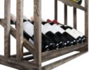 Winenest wine celler in smoked oak wood with large flexibility