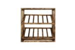 Wine racks in sustainable wood