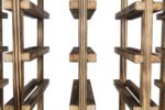 Winenest wine celler in burnt pine wood with large flexibility