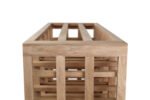 Winenest stackable wine shelf in oak wood