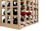 Winenest CO2 friendly wine rack in oak wood