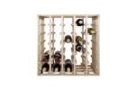 Winenest elegant wine storage in pine wood