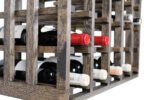 Winenest elegant wine storage in smoked oak wood