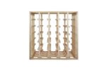 Wine racks in sustainable wood