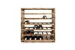 Winenest CO2 friendly wine rack in burnt pine wood