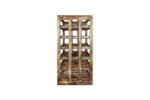 Winenest stackable wine shelf in burnt pine wood