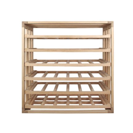 Wine racks in sustainable wood