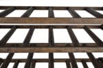 Winenest stackable wine shelf in smoked oak wood