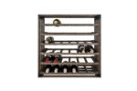 Winenest wine celler in smoked oak wood with large flexibility