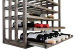 Winenest elegant wine storage in smoked oak wood
