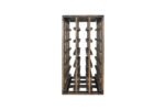 Winenest CO2 friendly wine rack in smoked oak wood