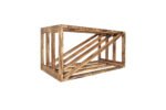 Winenest CO2 friendly wine rack in burnt pine wood