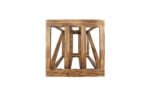 Winenest wine holder in burnt pine wood assembled