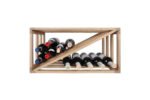 Winenest CO2 friendly wine rack in oak wood