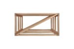 Winenest wine holder in oak wood assembled