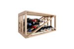 Winenest CO2 friendly wine rack in oak wood