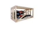 Winenest wine holder in pine wood assembled