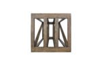 Winenest stackable wine shelf in smoked oak wood