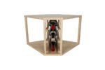 Winenest stackable wine shelf in pine wood