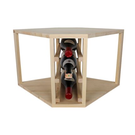 Winenest stackable wine shelf in pine wood