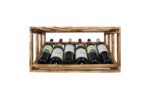 Winenest CO2-freundliches Weinregal aus gebranntem Kiefernholz
