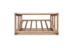 Wine racks in oak wood