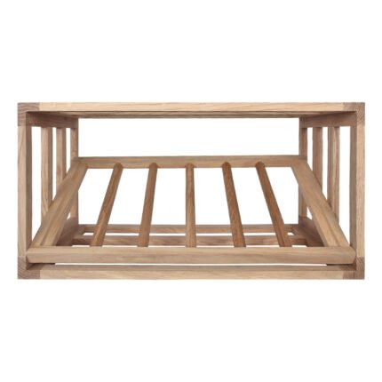 Wine racks in oak wood