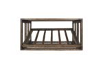 Wine racks in smoked oak wood